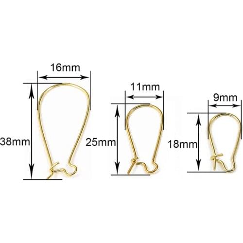 100pcs/lot Silver Gold Bronze French Lever Earring hooks Ear Wires Earrings Findings For Jewelry Making DIY Accessories Supplies