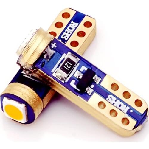 10x Super Bright 3030 SMD Led T5 Car Interior Light Dashboard Light Gauge Instrument Side Auto Wedge Door Bulb Lamp 12V White