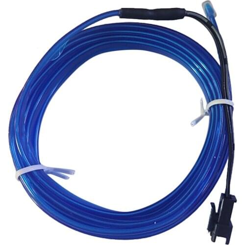 3Meters Car LED Strips Auto Decoration Atmosphere Lamp 12V Flexible Neon EL Wire Rope Interior LED Car Light