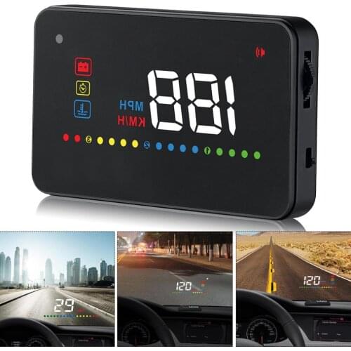 A200 hud car universal head up display speedometer obd2 temperature water Projection on the windshield for car hud dropshipping
