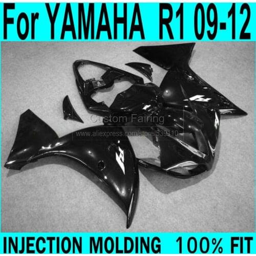 Abs fairings For YAMAHA R1 2009 2010 2011 2012 2013 Fairings ( AXP black ) yzfr1 Injection Fairing kit XP60