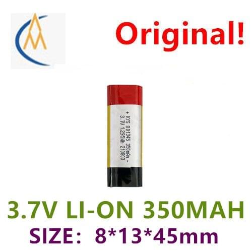 Quick charge 801345 801437 3.7V 350mah10c rate 3A discharge pure cobalt polymer lithium battery drum built-in charging toy
