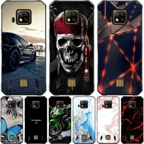 Phone Bags & Case For Doogee S95 2020 S95 Pro 2021 6.3 inch Cover Soft Silicone Fashion Marble Inkjet Painted Shell Capa