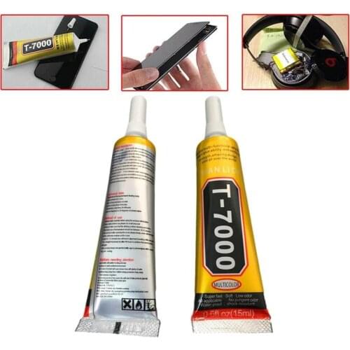 15ml T7000 Black Glue For Repair Mobile Phone Lcd Touch Screen Frame Diy Super High Viscosity Needle Style Liquid Adhesive