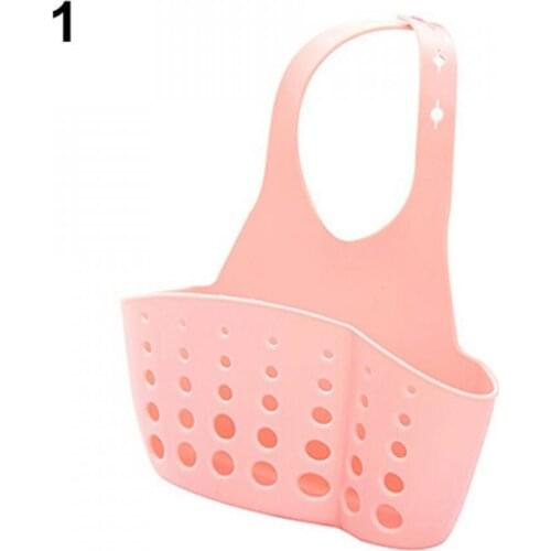 Sink Sponge Holder 2 Bags Holes Tap Hanging Strainer Organizer Storage Rack kitchen organizer dish drainer for Home Storage tool