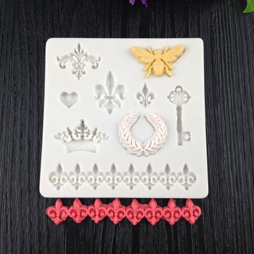 Liquid silicone mold multi interesting style silicone cake mold DIY chocolate brown sugar baking tool WMJ-721