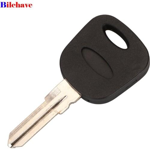 Bilchave 50pcs Transponder Car Key Shell Fob For Ford Escape Kuga Maverick Focus Mondeo F150 Mustang Key Case With Uncut Blade