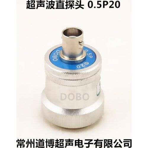 Nondestructive Testing of UT Low Frequency P-Wave Transducer with 0.5P200.5MHZ30 Flaw Detector with Ultrasound Straight Probe