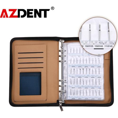 210 type Sample booklet Of Dental Diamond Burs Drill with box Dia.1.6mm for High Speed Handpiece