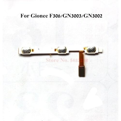 Original For Gionee F306/GN3003/GN3002 Power On Off volume Side Button Key Flex Cable Replacement parts