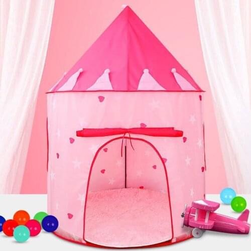 Large Childrens Tent Tipi Kids Portable Wigwam Play House Baby Indoor Game Teepee Plastic Princess Castle Tents Christmas Gift