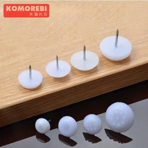 KOMOREBI 200/Pcs Furniture Round Shaped Rubber Non Slip Non Skid Feet Pad for Table Desk Chair and Sofa