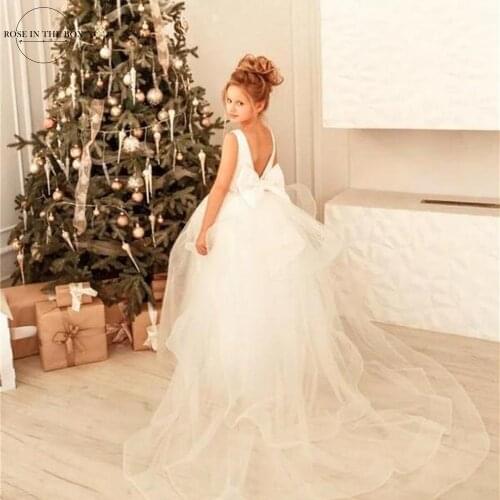 Платья для девочек на свадьбу ROSE IN THE BOX China At AliExpress