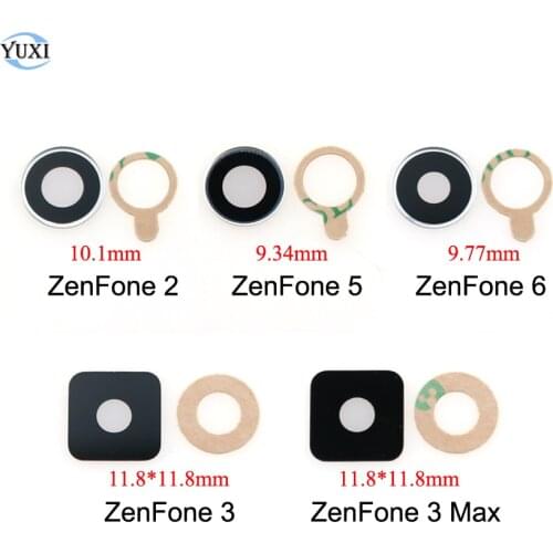 YuXi Rear Back Camera Glass Lens Cover For Asus Zenfone 2 ZE550ML ZE551ML Zenfone 5 6 Zenfone 3 ZE552KL ZE520KL 3 Max ZC553KL