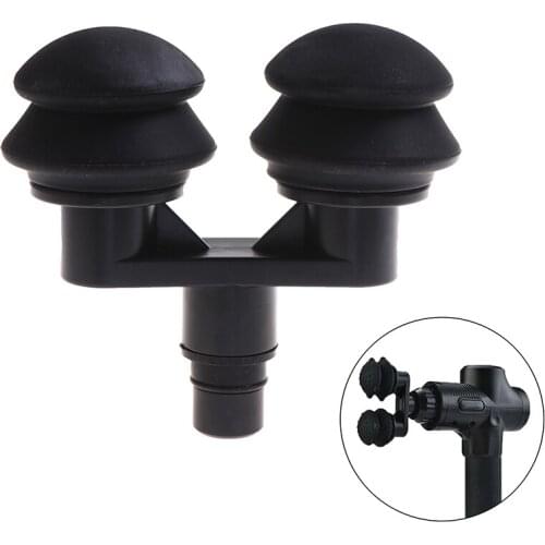 Universal Fascia Gun Massage Head Silicone Massage Head Set Body Relaxation Fascia Massager Gun Replacement Head