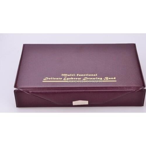 Freeshipping 1Set Taiwan Brow Stenciling Kit & Eyebrow Stencil For Eyebrow Design