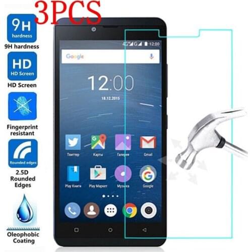 3PCS Original Tempered Glass For Highscreen Bay Screen Protector protective film For Highscreen Bay pelicula de vidro Glass