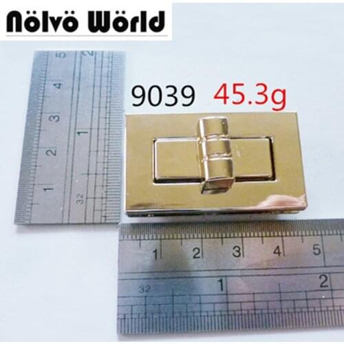 5pcs 5 colors squared turnlock,alloy twist turn lock metal DIY bag buckle lock crafts