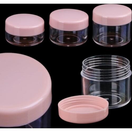 Unique design Mini Sample Bottle Cosmetic Makeup Jar Pot Face Cream Lip Balm Container Travel