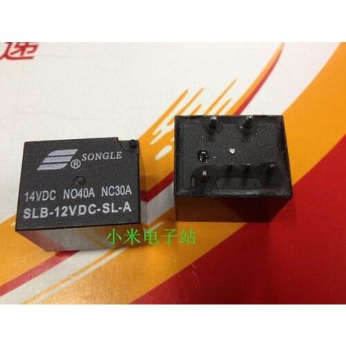 Free shipping new relay SLB-12VDC-SL-A 40A 6Pin 10pcs/lot