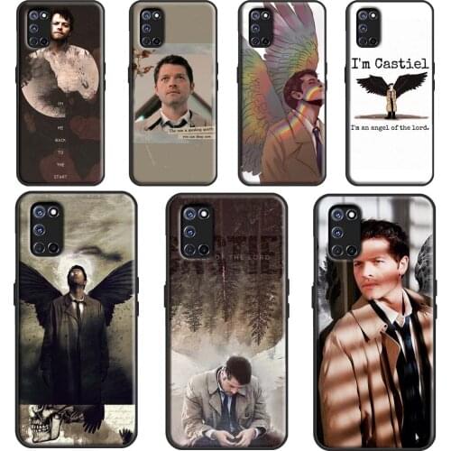 Supernatural Aesthetic Castiel Cover For OPPO A5 A9 A53 A31 2020 A1K A3S A5S A15 A52 A72 A83 A91 A93 Find X3 Pro F5 Case