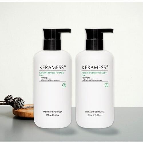 AGeriso Free Shipping Natural Collagen Keratin Repair Straightening Moisturizing Colored oily Shampoo keratin for straightening