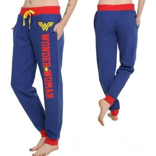 Superhero Diana Prince Princess Dian Cosplay Costumes Joggers Trousers Sport Gym Pants Tracksuit