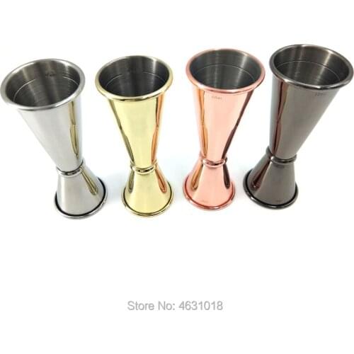 Cocktail Tool 30/60ml Measuring Cup Double Wall Bar Jigger Bar Tool As Stainless Steel