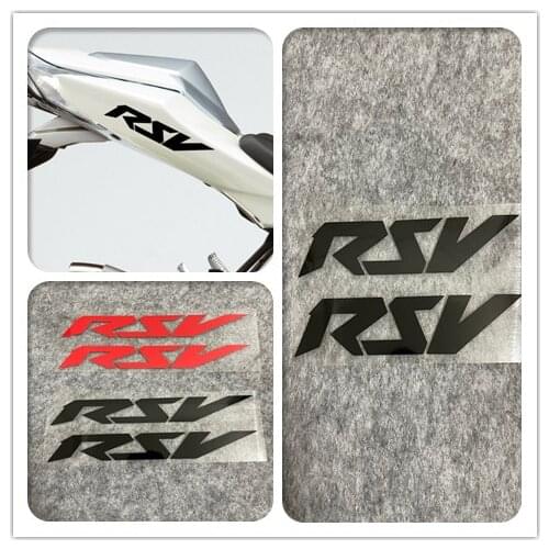 Motorcycle Superbike Sticker Decal Pack Waterproof Body Shell Tank Pad Fairing Reflective Decals Stickers for Aprilia RSV LOGO