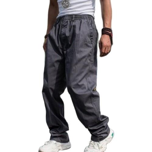 Autumn Winter Loose Baggy Casual Pants Men Cargo Pants Hiphop Harem Pants Straight Trousers Man Clothing