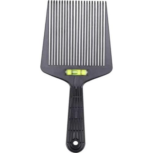 Flat Top Guide Comb Haircut Level Combs Wide Tooth Hair Comb with Accurate Water Leveling System Hairdressing Styling Tool