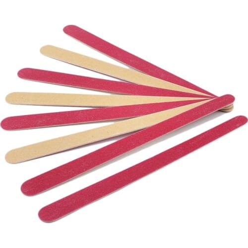 Professional 50pcs/lot Nail File Wooden Washable Nail Sanding Buffer Blocks Sandpaper Cuticle Remover Nail Art Beauty Tools