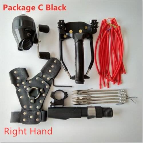 Profesional Slingshot Fishing Sling shot Hunting Fish Catapult Dart Slingshot Bow With Stainless Steel Fishing Reel Tools