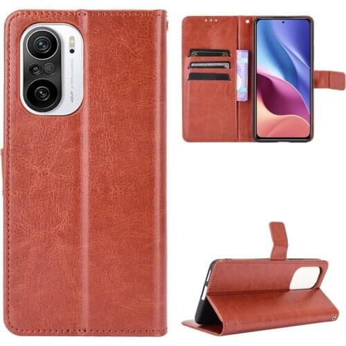 For Xiaomi Redmi K40 Pro Luxury Leather Flip Wallet Phone Case For Xiaomi Redmi K40 Case Stand Function Card Holder