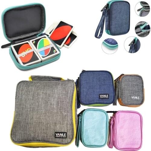 Storage Bag For Travel Carrying UNO Case Compatible Card Game Card Package Key Case Digital Product, Headphone Wire Toys