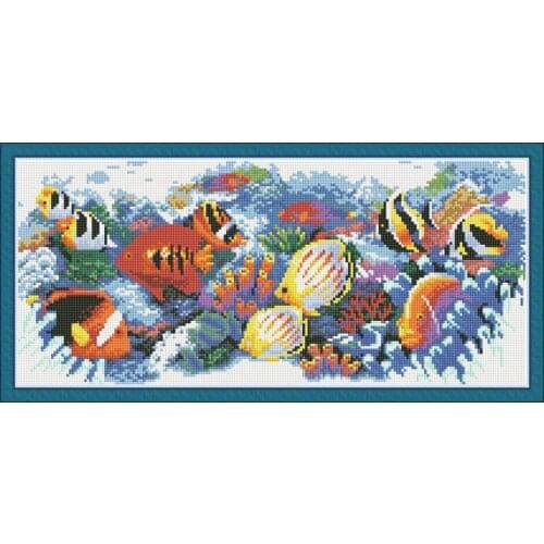 Tropical Fish Diamond Painting Full Square New Arrival 5D DIY Cross Stitch Picture Diamond Embroidery Full Round Mosaic Icons