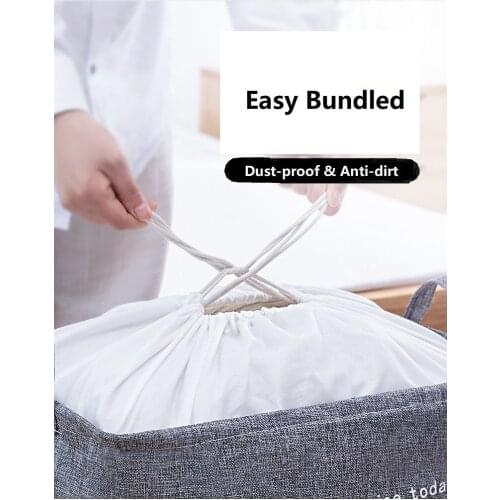 75L/100L large capacity quilt bag Big Mac quilt quilt storage bag beam mouth clothes waterproof storage basket