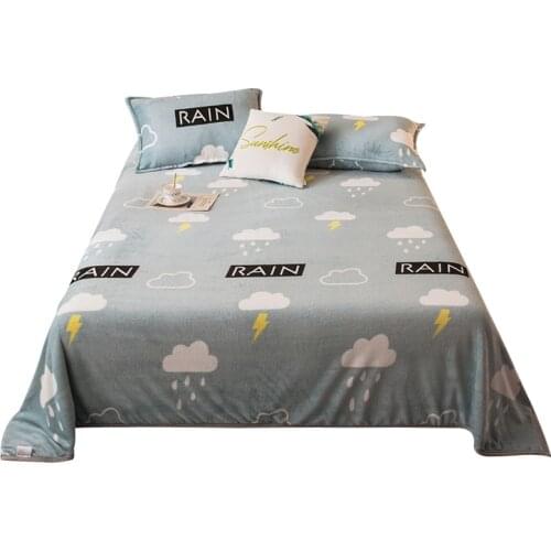 Winter Flannel Soft Comfortable Blanket For Bed Sheet Quilt Keep Warm