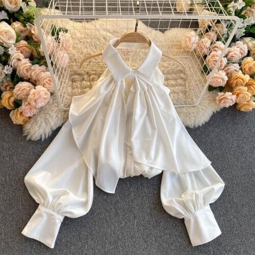 ZIPIPIYF Off Shoulder Blouses