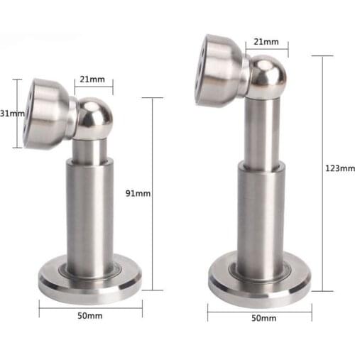 1 Set Creative Retractable Magnetic Door Stopper Stops Anti-collision Door Suction Stoppers Door Top Buffer Wall Protective