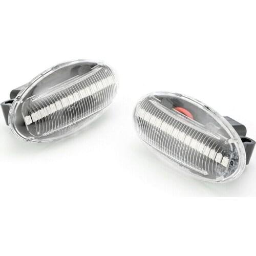 2Pcs Led Dynamic Turn Signal Side Marker Light Blinker Lamp for Peugeot 307 206 207 407 107 607 1007