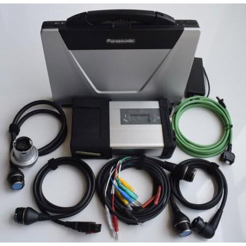 2020.12V MB STAR C5 SD Connect 5 with wifi newest Software Expert mode for Car Diagnosis in used laptop CF52 CF-52 I5 Toughbook
