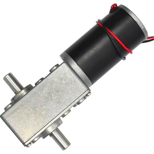 31ZY permanent magnet DC worm gear motor 24V(2450)24V(2435) curtains billboard motor 4058 double axis