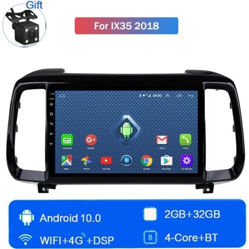 4G LTE 2G+32G Car Radio Multimedia Player touch screen radio stereo AutoRadio BT For Hyundai ix35 2018 Android GPS navigation