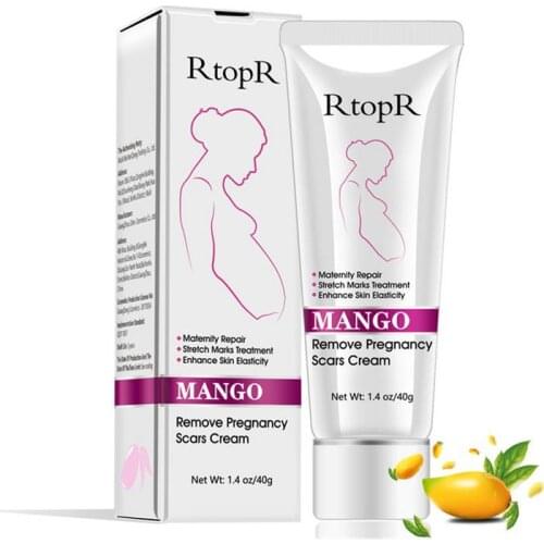 Mango Remove Pregnancy Scars Acne Cream Stretch Marks Treatment Pregnancy Repair Anti-Aging Anti Winkles Firming Body Creams