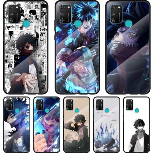 My Hero Academia Dabi Tempered Glass Cover For Honor 30 20 10 9X 8X Pro Plus Lite Silicone Phone Case Coque