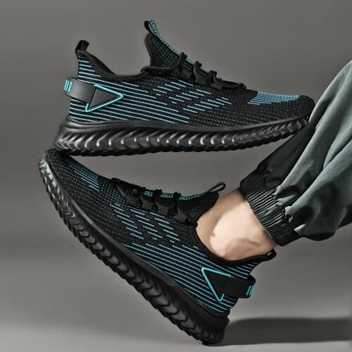 Men Shoes 2021 Summer Brand Fashion Men Casual Shoes Light Breathable Men Sneakers Lace Up Gray White Black Tenis Man Shoes