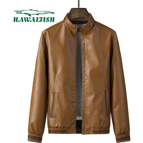 Mens Faux Leather Motorcycle Jacket Mens Winter Jacket Mens Leather Outwear Mens PU Leather Jackets Mens Clothing Casual