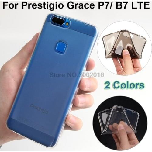 Soft Case For Prestigio Grace B7 LTE Case Cover Silicone Back Cover Phone Case For Prestigio Grace P7 LTE TPU Protective Cover