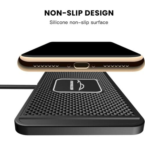 QI wireless Car phone charger charging pad mat for iPhone samsung universal